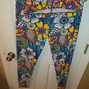 Flower print leggings